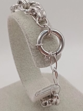 Bracciale catena maglie torchon argento 925