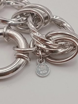 Bracciale catena maglie torchon argento 925