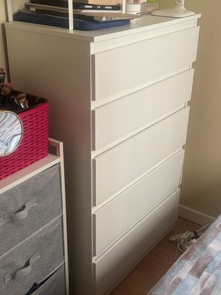 Cómoda Ikea 5 cajones blanca