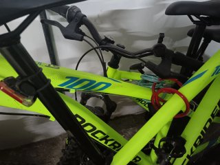 3 Bicicletas Rockrider 100 2 de adulto 1 niño
