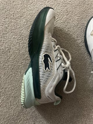 Zapatillas Lacoste Deportivas Blancas y Verdes