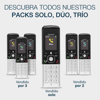 Alcatel FX990 teléfono inalámbrico contestador