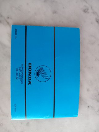 Manual Honda PX PXR - Catálogo
