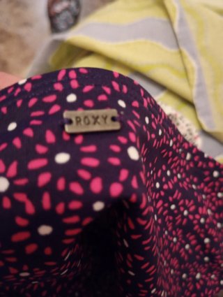 Bikini Roxy Morado y Blanco