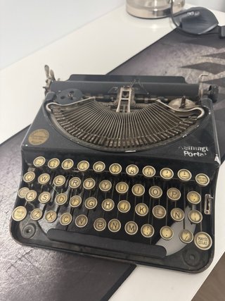 Máquina de Escribir Antigua Remington Porta