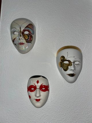 Máscaras Venecianas Cerámica Decorativas