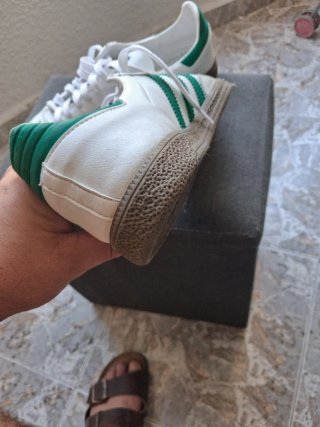 Zapatillas Adidas Blancas y Verdes