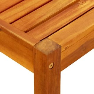 Mesa de jardín madera acacia 85x57x29cm