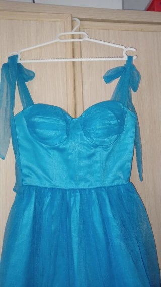 Vestido azul para boda