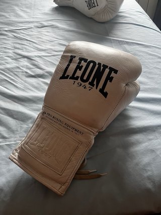 Guantes de Boxeo Leone 1947 Blancos