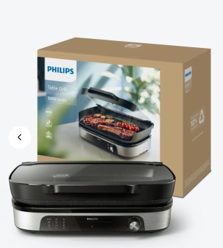 Plancha-Parrilla Philips Eléctrica