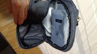 Mochila Quechua Negra y Gris