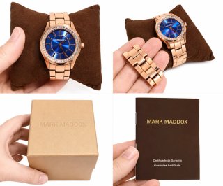Reloj Mark Maddox MUJER acero Rosa. NUEVO