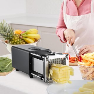 VEVOR Cortadora eléctrica patatas con cuchillas