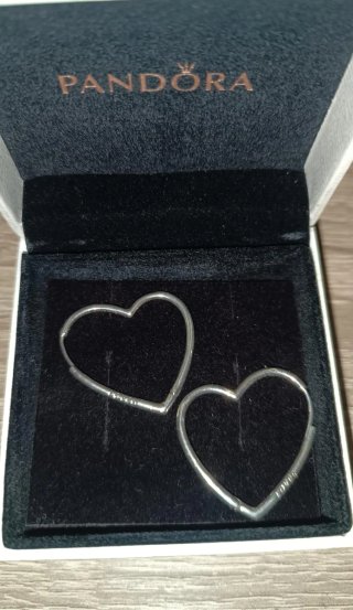 Pendientes Pandora Corazón Amor Asimétricos