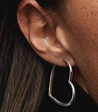 Pendientes Pandora Corazón Amor Asimétricos
