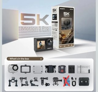 WANTO Motion 5 Pro Cámara 5K