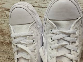 Botas Converse Blancas Piel Mujer Talla 38