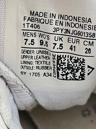 Botas Converse Blancas Piel Mujer Talla 38