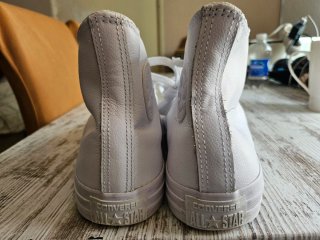 Botas Converse Blancas Piel Mujer Talla 38