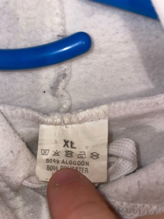 Sudadera Blanca Talla XL Niño