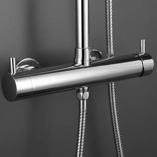 Rubinetto monocomando per doccia cromato Kibath