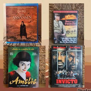 Lote 4 Películas Blu-ray y DVD