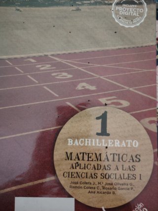 Matemáticas aplicadas a las Ciencias Sociales I...