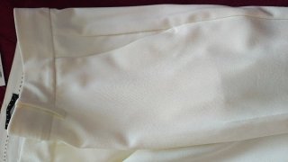 Pantaloni Sisley bianchi