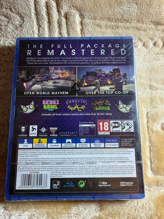 Saints Row The Third Remastered PS4 Precintado