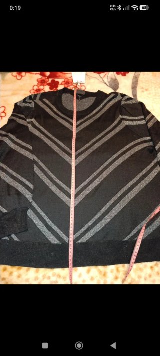 Jersey Zizzi Oversize Rayas Gris Negro Talla M