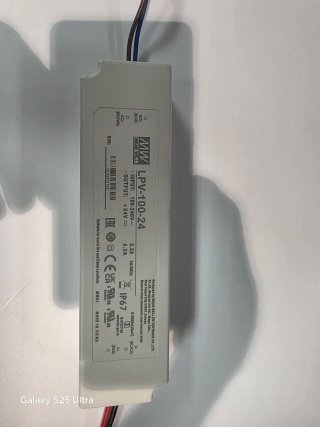 Fonte LED Mean Well LPV-100-24