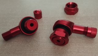 Válvulas Tubeless Coche/Moto Rojas