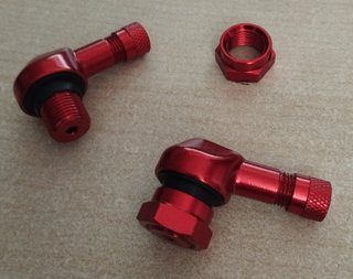 Válvulas Tubeless Coche/Moto Rojas