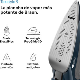 Braun plancha vapor tecnología 3D autolimpieza