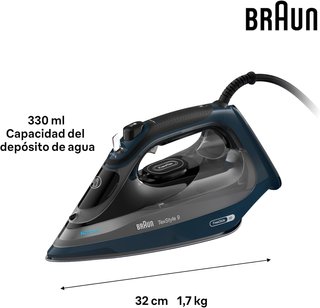 Braun plancha vapor tecnología 3D autolimpieza