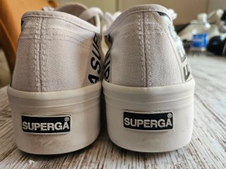 Zapatillas Superga Plataforma Blancas