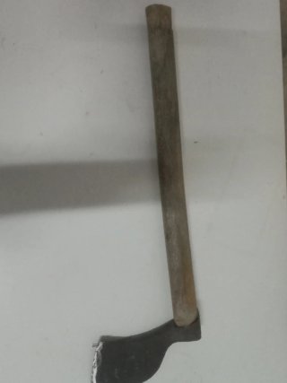 Azada/Hoe de metal y madera