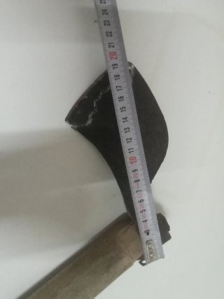 Azada/Hoe de metal y madera