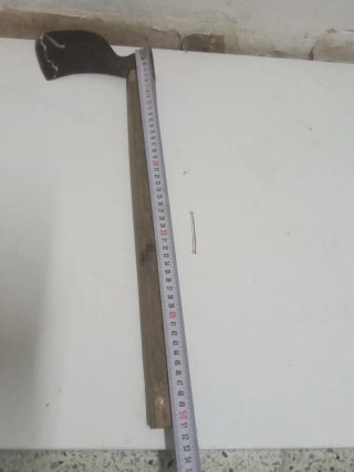 Azada/Hoe de metal y madera