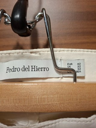 Pantalón Pedro del Hierro blanco T.40