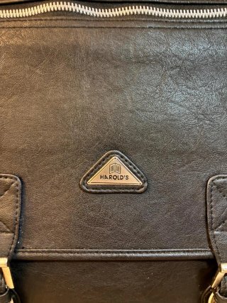 Mochila de cuero negra