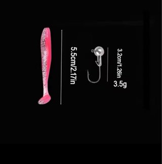 Set di pesca spinning: 35 pezzi con esche e ami