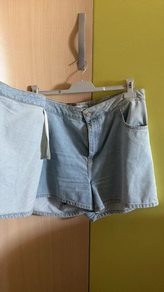Falda pantalón vaquera azul