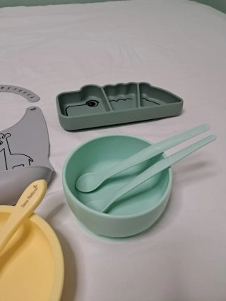 Pack alimentación bebé silicona