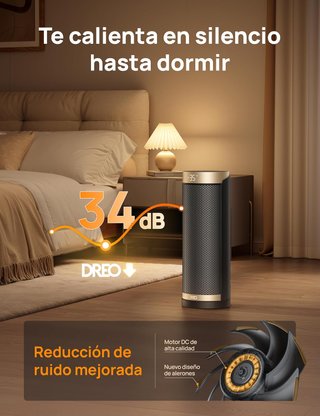 Dreo calentador eléctrico cerámica 1800W