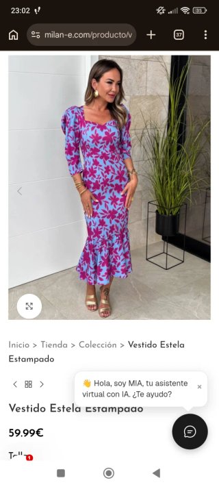 Vestido Estela Estampado