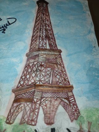 Cuadro Torre Eiffel Papel