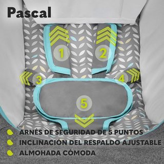 LIONELO mecedora bebé vibraciones melodías