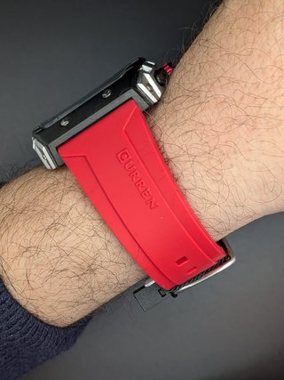 Orologio CURREN Cronografo Uomo 47mm Rosso Nero